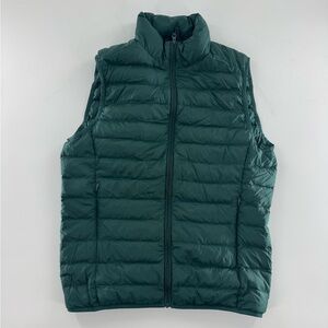 UNIQLO Ultra Light Down Green Puffer Vest XS